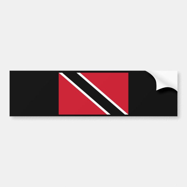 TRINIDAD AND TOBAGO BUMPER STICKER (Front)