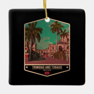 Trinidad and Tobago Ceramic Ornament