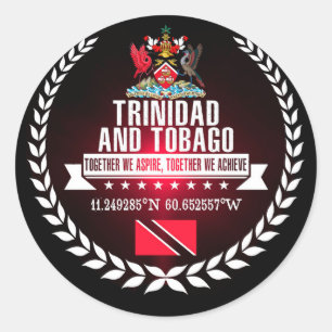Trinidad and Tobago Classic Round Sticker