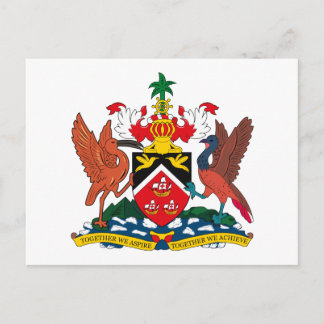 Trinidad And Tobago Coat of Arms Postcard