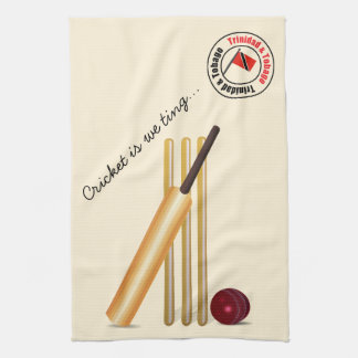 Trinidad And Tobago Cricket Tea Towel
