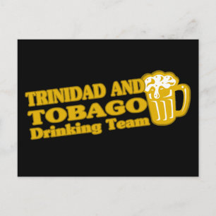 Trinidad and Tobago Drinking Team Postcard