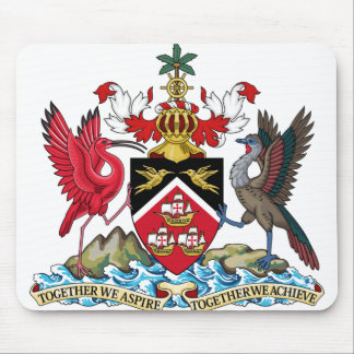 trinidad and tobago emblem mouse mat