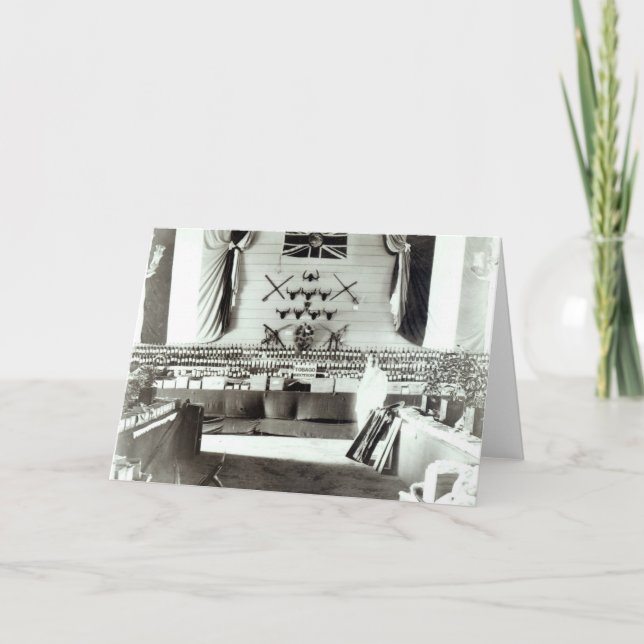 Trinidad and Tobago Exhibition, 1890 Card (Front)