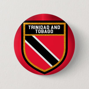 Trinidad And Tobago Flag 6 Cm Round Badge