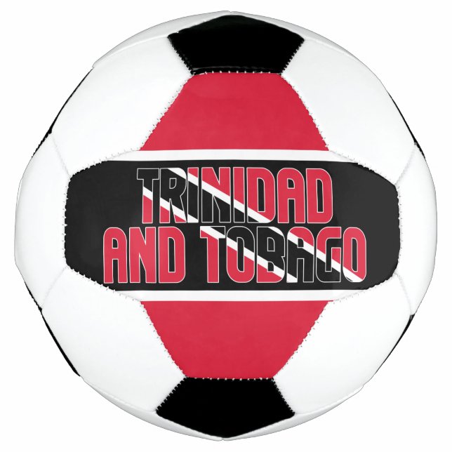 Trinidad and Tobago Flag Adorable Patriotic Football (Front)