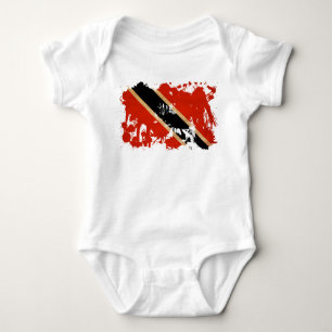 Trinidad and Tobago Flag Baby Bodysuit