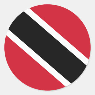 Trinidad and Tobago Flag Classic Round Sticker