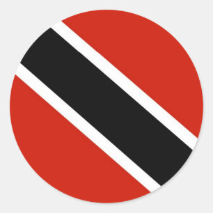 Trinidad and Tobago flag Classic Round Sticker