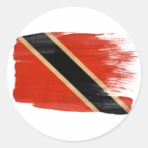 Trinidad and Tobago Flag Classic Round Sticker