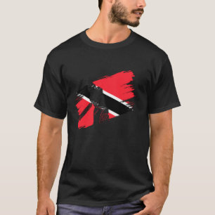 Trinidad And Tobago Flag Cricket Fan Player Coach T-Shirt