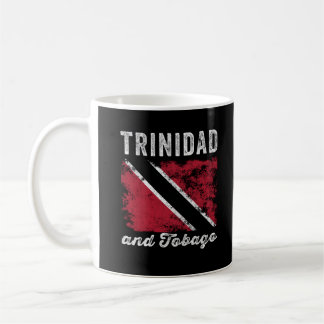 Trinidad and Tobago Flag Distressed Coffee Mug