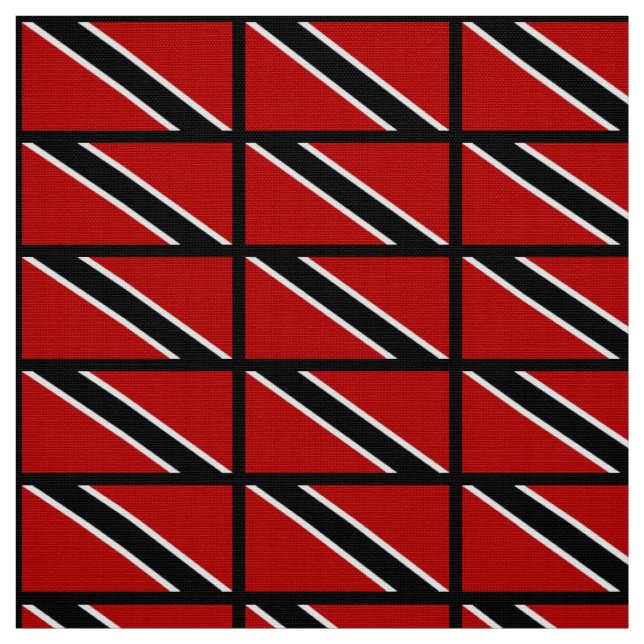 Trinidad and Tobago Flag Fabric (Swatch)