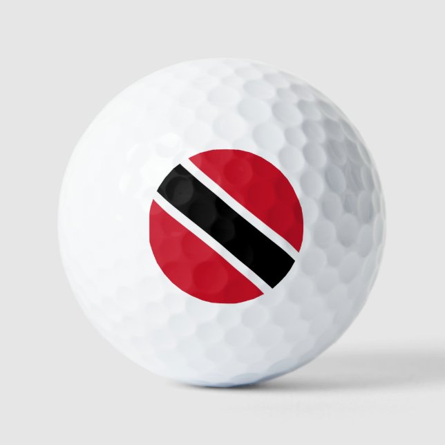 trinidad and tobago flag golf balls (Front)
