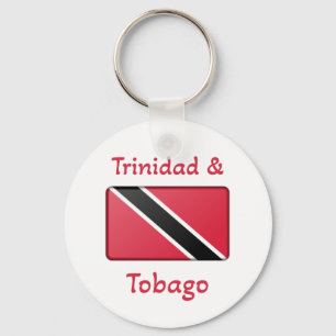 Trinidad and Tobago Flag Key Ring