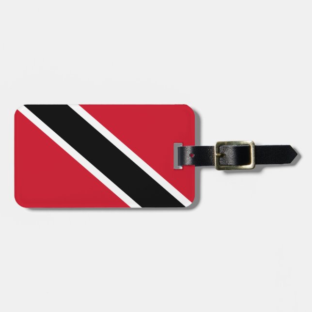 Trinidad and Tobago Flag Luggage Tag (Front Horizontal)