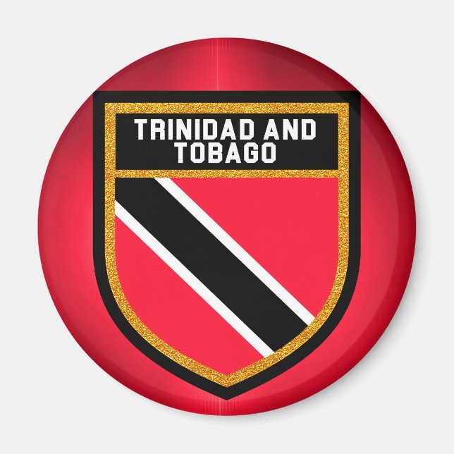 Trinidad And Tobago Flag Magnet (Front)