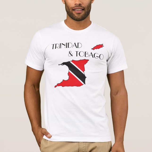 Trinidad and Tobago Flag-Map Shirt (Front)