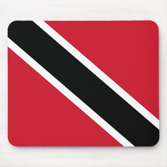Trinidad and Tobago Flag Mouse Mat (Front)