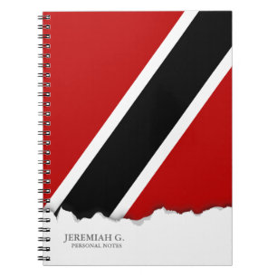 Trinidad and Tobago Flag Notebook