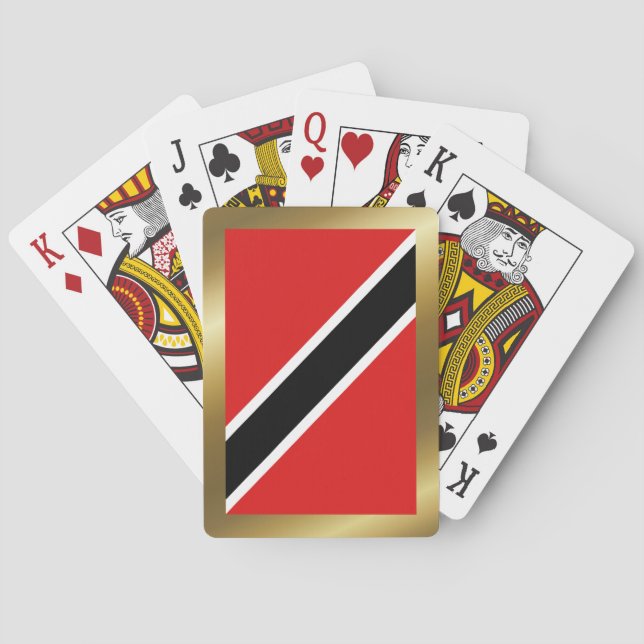 Trinidad and Tobago Flag Playing Cards (Back)