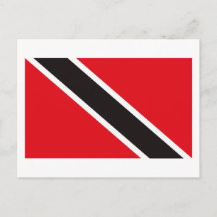 Trinidad and Tobago Flag Postcard