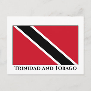 Trinidad and Tobago Flag Postcard