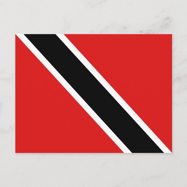 Trinidad and Tobago Flag Postcard (Front)