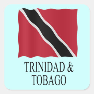 Trinidad and Tobago flag Square Sticker