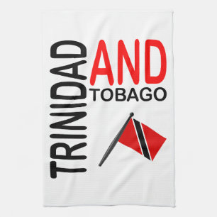 Trinidad and Tobago Flag Tea Towel