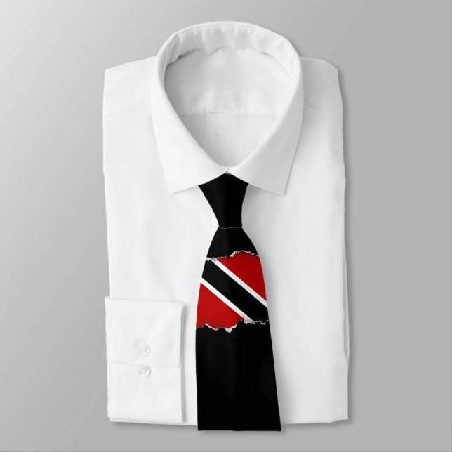 Trinidad and Tobago Flag Tie (Tied)
