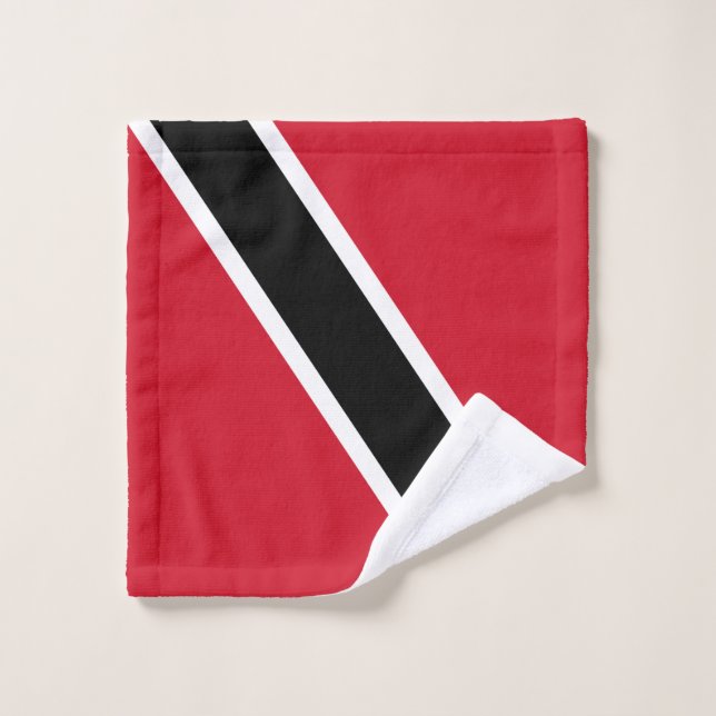 Trinidad and Tobago Flag Wash Cloth (Wash Cloth)