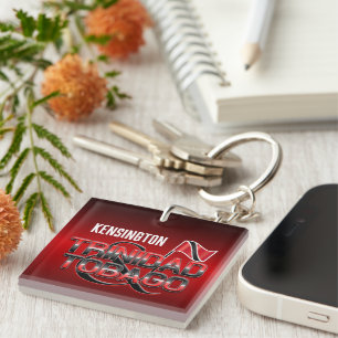 Trinidad and Tobago Flag with Your Name Key Ring