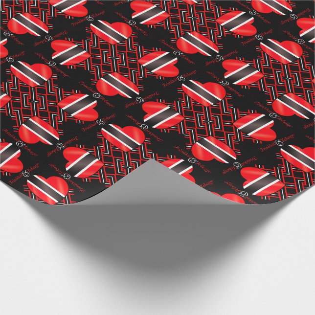 Trinidad and Tobago Flag Wrapping Paper (Corner)