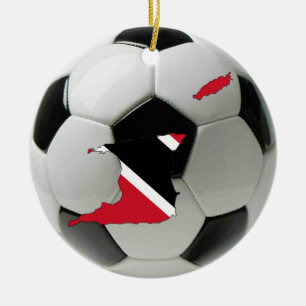 Trinidad and Tobago football soccer ornament