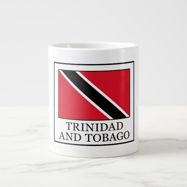Trinidad and Tobago Large Coffee Mug (Front)