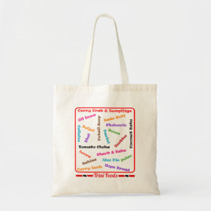 Trinidad and Tobago Local Foods Tote Bag