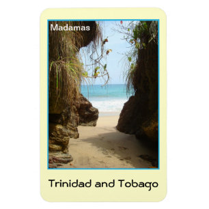 Trinidad and Tobago Madamas Beach Magnet