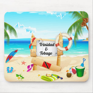 Trinidad and Tobago Maracas Beach Mouse Mat