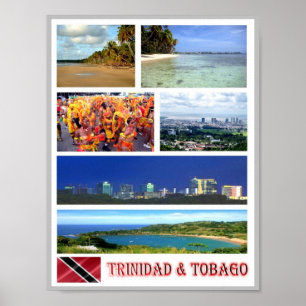 Trinidad and Tobago - Mosaic - Poster