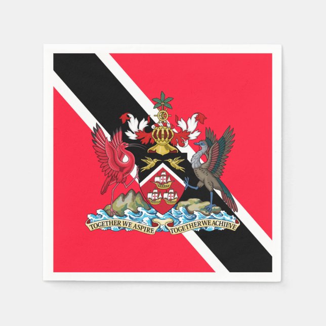 Trinidad and Tobago Napkin (Front)