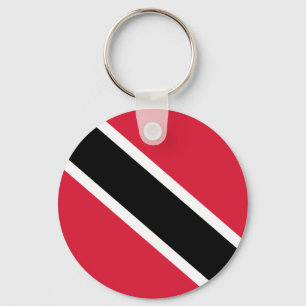 Trinidad and Tobago National World Flag Key Ring