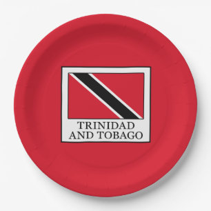 Trinidad and Tobago Paper Plate