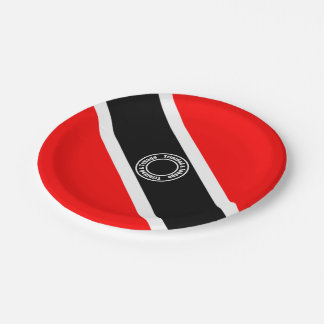 Trinidad and Tobago Paper Plate