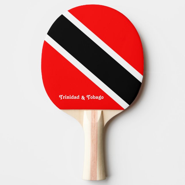 Trinidad and Tobago Ping Pong Paddle (Front)
