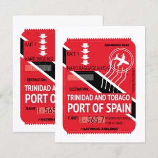 trinidad and tobago port of spain travel ticket