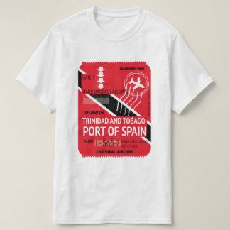 trinidad and tobago port of spain travel ticket T-Shirt