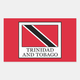 Trinidad and Tobago Rectangular Sticker