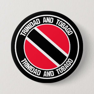 Trinidad and Tobago Round Emblem 7.5 Cm Round Badge
