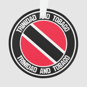 Trinidad and Tobago Round Emblem Ornament
